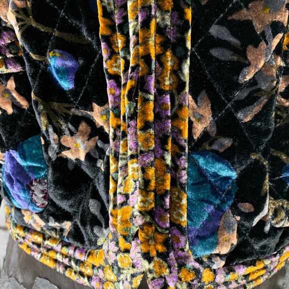 Rebecca Taylor Solstice Floral Velvet Jacket M NWT - Picture 11 of 12